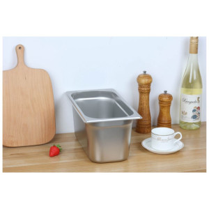 Bac Gastro GN 1/3 Inox - Profondità 150 mm - 5,7 L - Dynasteel