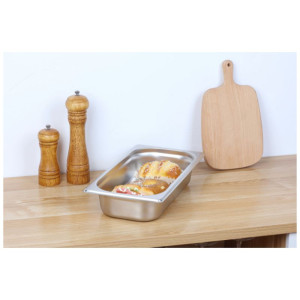 Bac Gastro GN 1/3 Inox - Profondità 65 mm - 2,5 L - Dynasteel