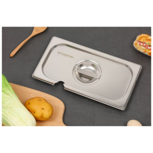 Coperchio GN 1/3 Dynasteel in acciaio inossidabile professionale per la ristorazione