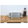 Bac Gastro GN 1/2 Inox - Profondità 100 mm - 6,5 L - Dynasteel