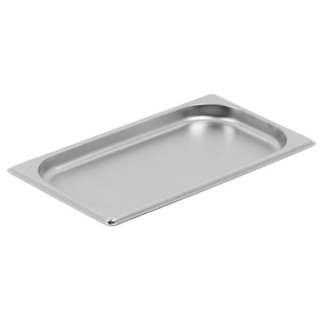 Bac Gastro GN 1/3 Inox - Profondità 20 mm - 0,6 L - Dynasteel