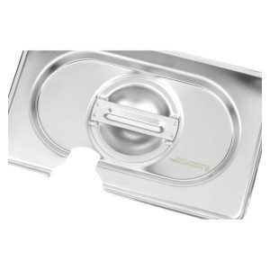 Coperchio GN 1/9 Dynasteel in acciaio inox per contenitori gastronorm