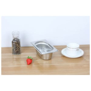 Bac Gastro GN 1/9 Inox - Profondità 65 mm - 0,6 L - Dynasteel