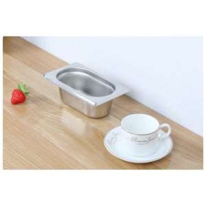 Bac Gastro GN 1/9 Inox - Profondità 65 mm - 0,6 L