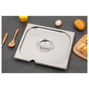 GN 2/3 stainless steel lid for professional kitchen