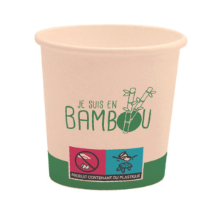 Bicchiere biologico in bambù - 10 cl - Lotto da 300 - Alternative ecologiche