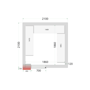 Chambre Froide Négative TEFCOLD - Stockage optimal & montage facile