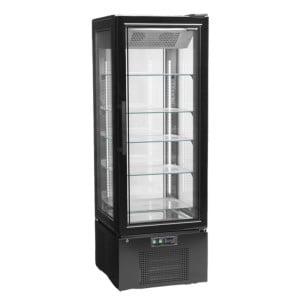 Vitrine Réfrigérée Pâtissière Négative - Porte Vitrée - 248 L TEFCOLD UPD400-F