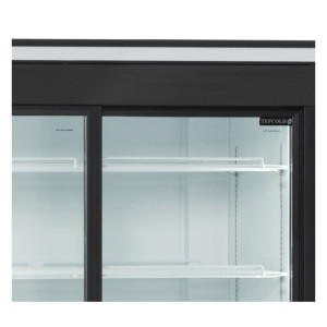 Vitrine Réfrigérée Canopée 2 Portes Vitrées - Idéale pour professionnels de la cuisine - TEFCOLD