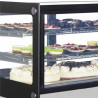 Vitrine Réfrigérée Comptoir 2 Portes Vitrées Noire - 88 L TEFCOLD