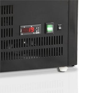 Vetrina Refrigerata da Banco Porta Vetrata Nera - 78 L | TEFCOLD o Vetrina Refrigerata da Banco Porta Vetrata Nera 78L | TE