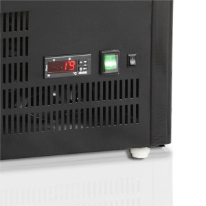 Vetrina Refrigerata da Banco Porta Vetrata Nera - 58 L | TEFCOLD