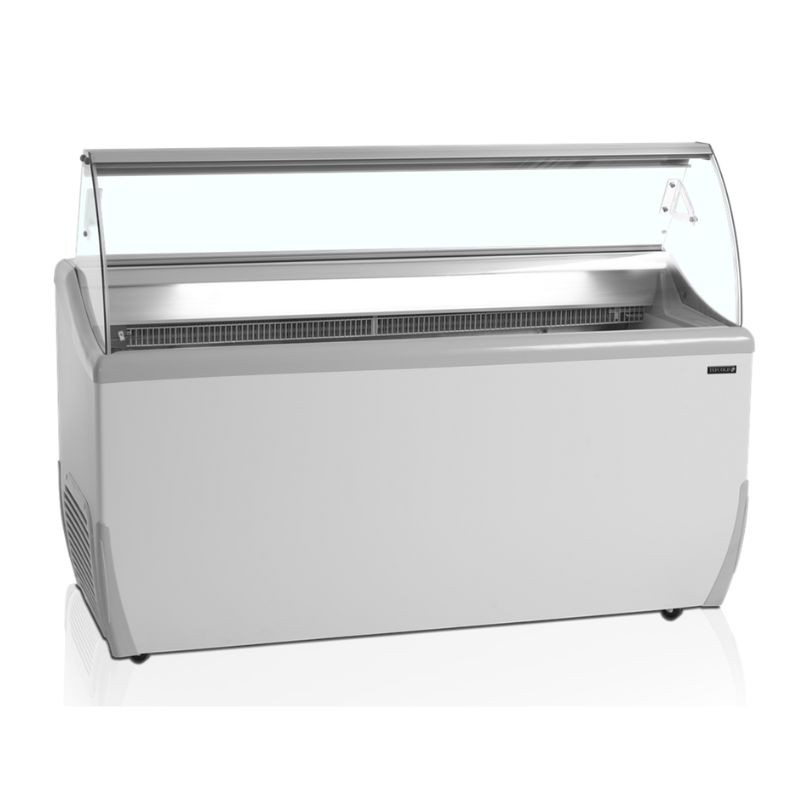 Open Ice Freezer with Glass Breath Guard - 357L | Brand TEFCOLD