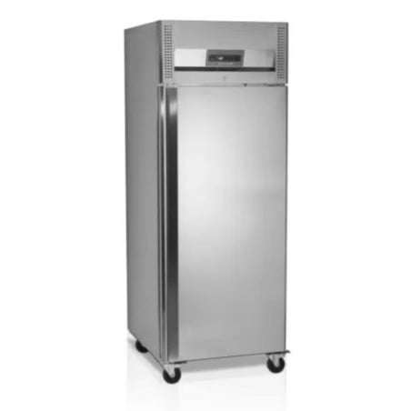 Armadio Refrigerato Inox 1 Porta Piena - 484L - TEFCOLD: Robusto, pratico e performante per cucina professionale