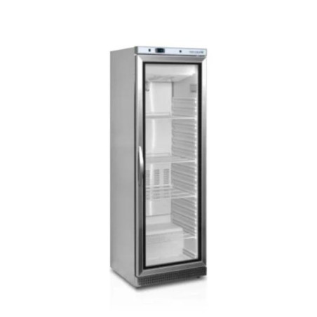 Ventilated Glass Door Negative Refrigerator Cabinet - Stainless Steel 340 L TEFCOLD | Professional food storage