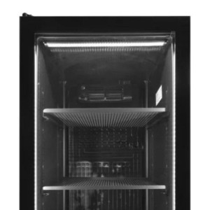 Armadio Refrigerato Nero - Porta Vetrata Cerniera Sinistra - 347L | TEFCOLD