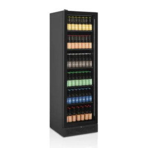 Armadio Refrigerato Nero - Porta Vetrata Cerniera Sinistra - 347L | TEFCOLD