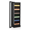 Armadio Refrigerato Nero - Porta Vetrata Cerniera Sinistra - 347L | TEFCOLD