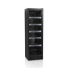 Armadio Refrigerato Nero - Porta Vetrata - 347 L TEFCOLD SCU1425H