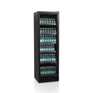 Armadio Refrigerato Nero - Porta Vetrata - 347 L TEFCOLD SCU1425H