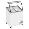 Chest Freezer with Curved Glass - 157 L | TEFCOLD | Stock-direct CHR