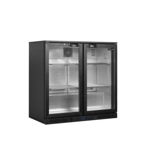 Retrobar Refrigerato 2 Porte in Vetro a Battente - TEFCOLD, Stoccaggio e Conservazione Ottimali