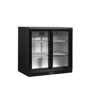 Retrobar Refrigerato 2 Porte Scorrevoli - 182 L - TEFCOLD: Stoccaggio professionale elegante e performante