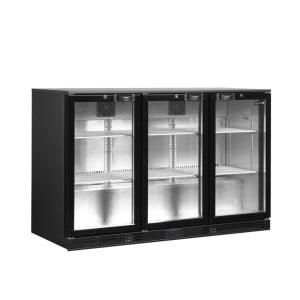 Retrobar Refrigerato 3 Porte in Vetro - 278 L | TEFCOLD DB301H-3