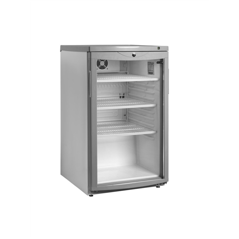 Glazed Beverage Refrigerated Cabinet with Fan - 105 L TEFCOLD: Optimal Storage and Preservation.