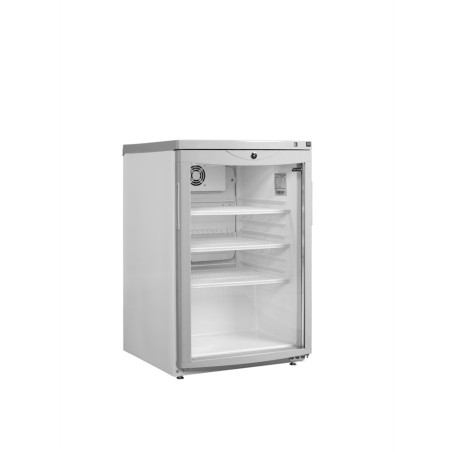 Glass door beverage refrigerator with fan - 85 L TEFCOLD: optimal preservation and attractive presentation