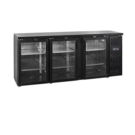 Retrobar Refrigerato 3 Porte in Vetro - 442 L | TEFCOLD CBC310G