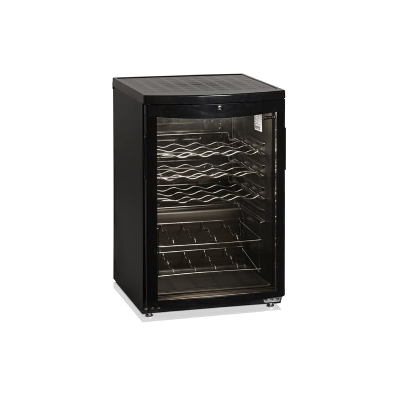 Black Under-Counter Wine Cellar - 22 Bottles TEFCOLD SC85 BLACK