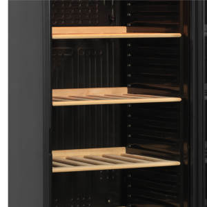 Wine Cellar Full Black Door 118 Bottles TEFCOLD - Storage and presentation of your professional wines