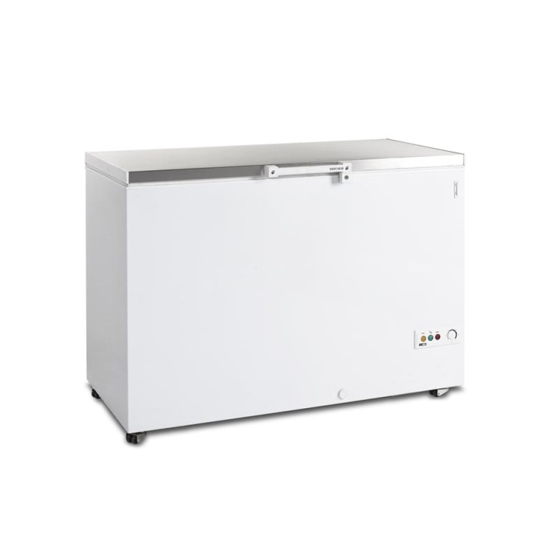 Congelatore a Pozzetto in Acciaio Inox - 377L | Marca TEFCOLD