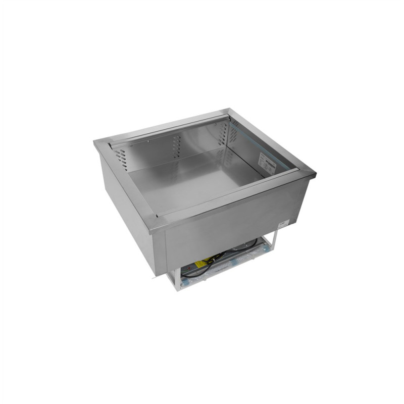 Vasca Refrigerata Inox TEFCOLD 64L - 2 GN 1/1 Ventilato