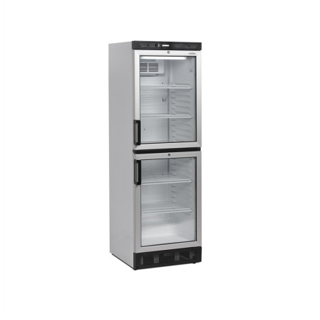 Armadio Refrigerato per Bevande a Doppia Porta in Vetro TEFCOLD - Capacità 347 L