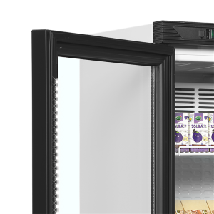 TEFCOLD Refrigerated Beverage Cabinet with Glass Door Left Side - 347L