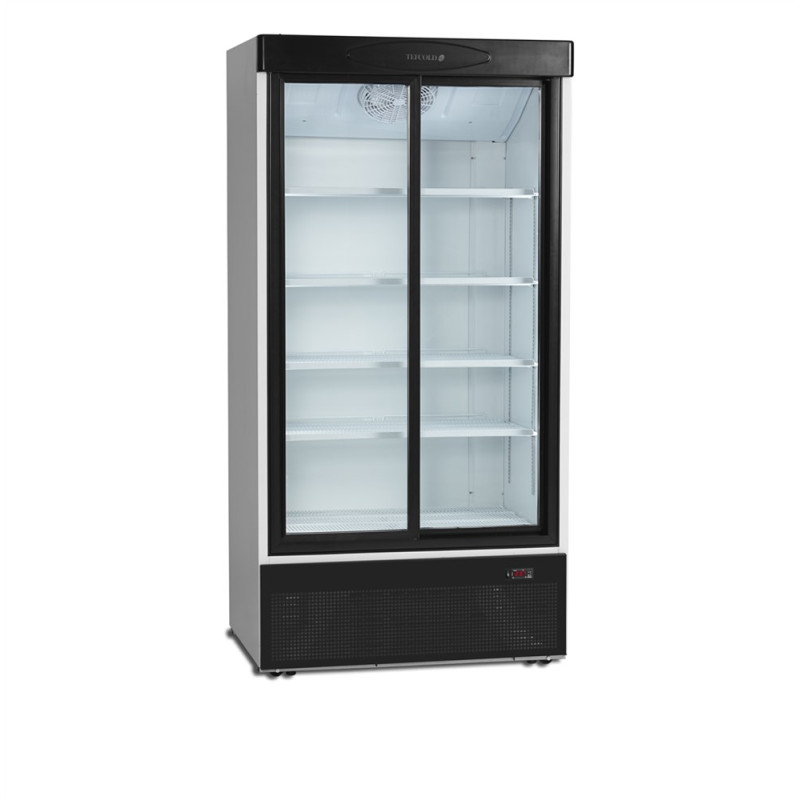 Armadio Refrigerato per Bevande 2 Porte Scorrevoli in Vetro - 540 L TEFCOLD