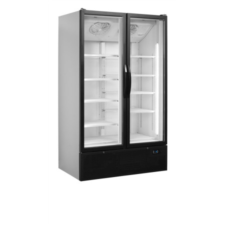 Armadio Refrigerato per Bevande 2 Porte Vetrate TEFCOLD - 652 L: Vetrina professionale per le tue bevande