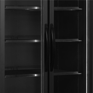 Armadio Refrigerato Positivo Nero - 535 L TEFCOLD: Design Moderno & Prestazioni Adatte