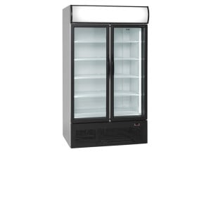 Armadio Refrigerato Positivo 2 Porte Vetrate - TEFCOLD, 710 L: Prestazioni ed Eleganza