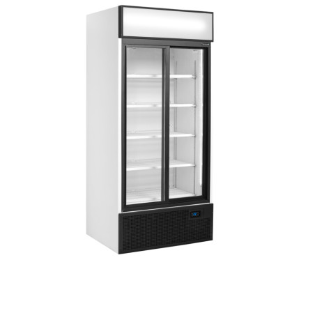 Armadio Refrigerato 2 Porte Vetrate Bianco TEFCOLD 462 L - Alte Prestazioni