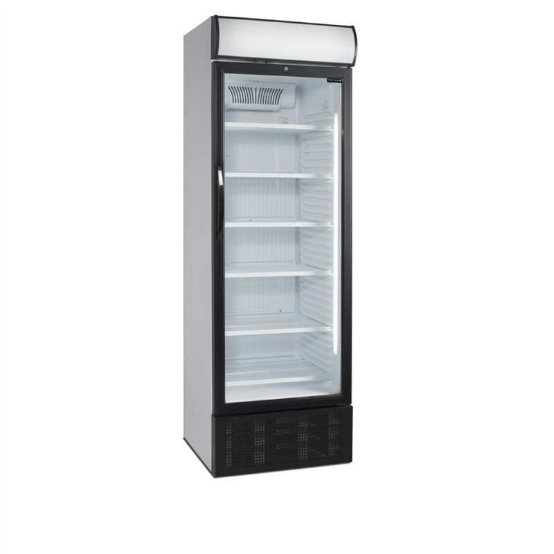 TEFCOLD Beverage Refrigerated Cabinet - Elegant White Design