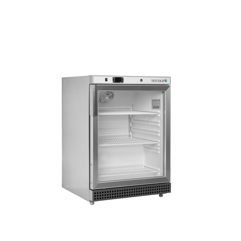 Armadio Refrigerato Positivo Vetrato Inox 119L TEFCOLD UR200SG