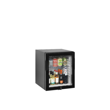 Mini Bar Fridge TEFCOLD TM35GC - Black Glass Door 24L