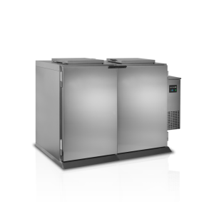 Stainless Steel Refrigerated Bin - 2 Doors TEFCOLD 120 L