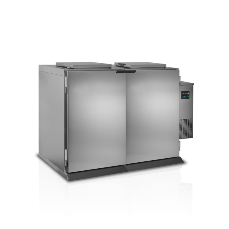 Poubelle Réfrigérée Inox - 2 Porte TEFCOLD 120 L