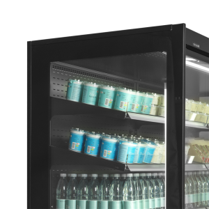 Vetrina Refrigerata Supermercato Positiva Nera TEFCOLD - 770 L