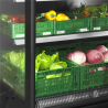 Vetrina Refrigerata Supermercato Positiva Nera TEFCOLD - 770 L