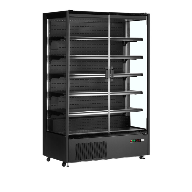 Vetrina Refrigerata Nera a 2 Porte & 764 L da TEFCOLD